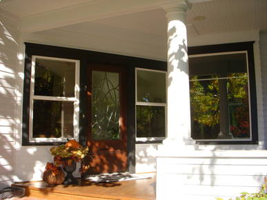 Side porch updated entry