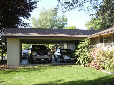 Carport before it became a new living room.