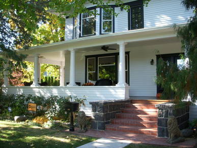 Front porch after restoration