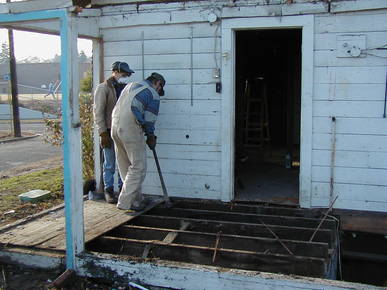 Removing Old Screened in Porch