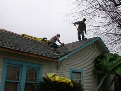 Installing New Roof