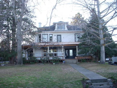 Restoration of the wrap around porch and columns.